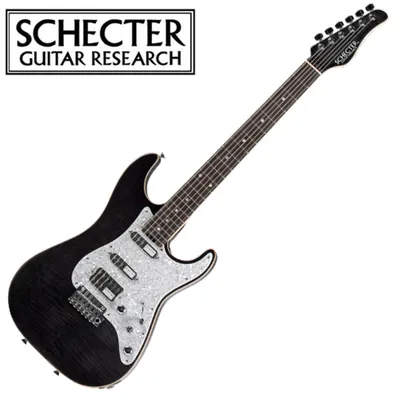 Schecter 일렉기타 SD-4-22-VTR/RW SEE THRU BLACK