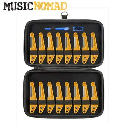 Music Nomad 뮤직 노마드 너트 세들 가공용 다이아몬드 코팅 파일 Diamond Coated Nut File (MN676) 16개 한 셋트