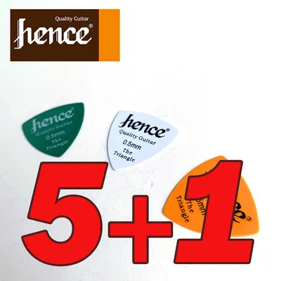 Hence 스탠다드 어쿠스틱 기타 피크 0.5mm (3 Color)