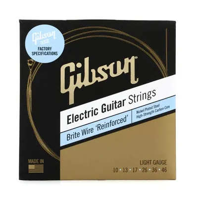 Gibson 일렉기타 스트링 Bright Wire Light [SEG-BWR10] (010-046)