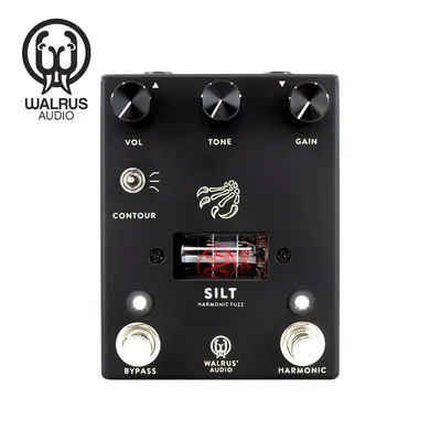 Walrus Audio 이펙터 Silt Harmonic Tube Fuzz 진공관 하모닉 퍼즈 페달 (Black)