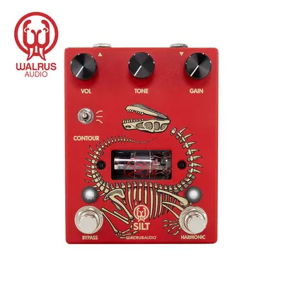 Walrus Audio 이펙터 Silt Harmonic Tube Fuzz 진공관 하모닉 퍼즈 페달 (Red)