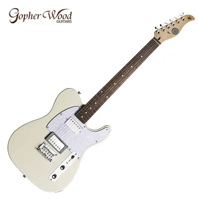 Gopher Wood 고퍼우드 일렉기타 T-Modern V Floral White