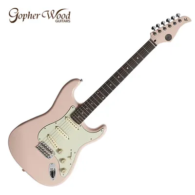 Gopher Wood 고퍼우드 일렉기타 S-Classic VII Shell Pink