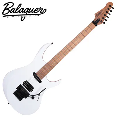 Balaguer 일렉기타 Select Series Diablo Retro 27 Fret Gloss White