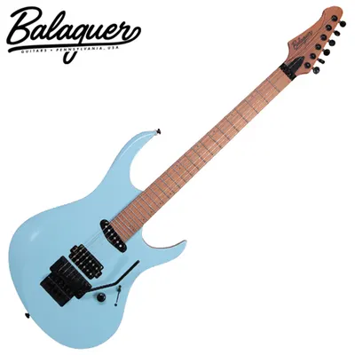 Balaguer 일렉기타 Select Series Diablo Retro 27 Fret Gloss Cerulean Blue