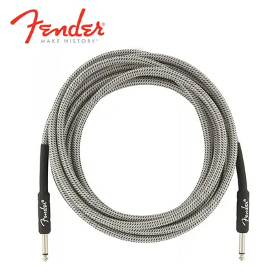 Fender 악기케이블 Professional Instrument Cable 15피트 White Tweed (4.5m/SS) (099-0820-066)
