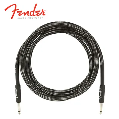 Fender 악기케이블 Professional Instrument Cable 15피트 Gray Tweed (4.5m/SS) (099-0820-065)