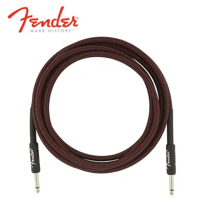 Fender 악기케이블 Professional Instrument Cable 15피트 Red Tweed (4.5m/SS) (099-0820-064)
