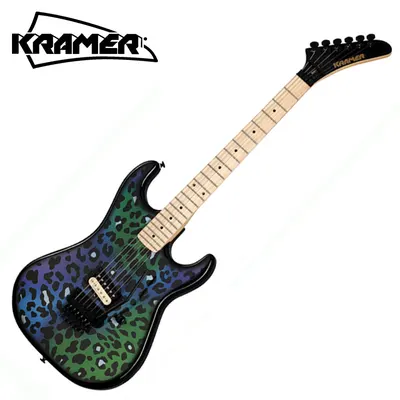 Kramer 크레이머 일렉기타 Baretta Custom Graphics Rainbow Leopard