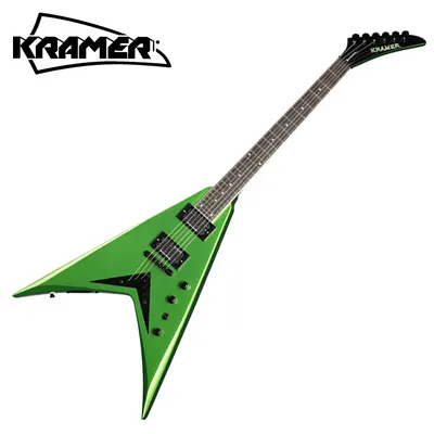 [KRAMER 세일] Kramer 크레이머 일렉기타 Dave Mustaine Vanguard Alien Tech Green (KEVDMRIPATGBH3)
