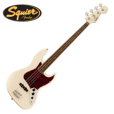 Squier 스콰이어 베이스 기타 Limited Edition Classic Vibe Mid-60s Jazz Bass Olympic White (037-4533-505)
