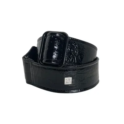 Get`m Get`m 겟엠겟엠 스트랩 Distressed Vernice Black