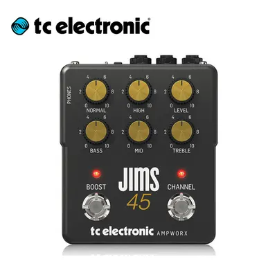 TC Electronic 이펙터 Ampworx JIMS 45 마샬JTM45 복각 프리앰프 (캐비넷 시뮬레이터 장착)