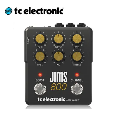 TC Electronic 이펙터 Ampworx JIMS 800 마샬 JCM 800 복각 프리앰프 (캐비넷 시뮬레이터 장착)