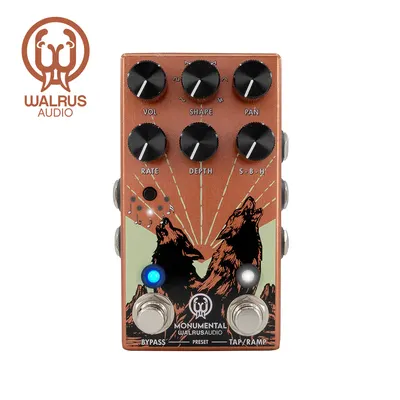Walrus Audio 이펙터 Monumental Harmonic Stereo Tremolo / 스테레오 트레몰로 (Orange)