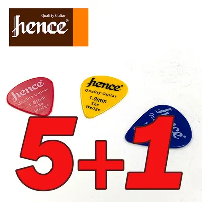 Hence 스탠다드 일렉기타 피크 1.0mm (블루,레드,옐로우)