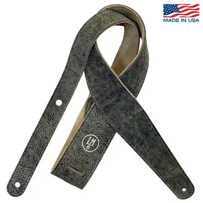 LM Products 스트랩 2.3inch Sandstone Suede Green (LS-2304SS GR)