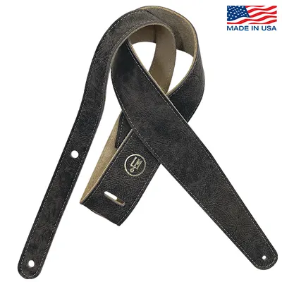 LM Products 스트랩 2.3inch Sandstone Suede Black (LS-2304SS BK)