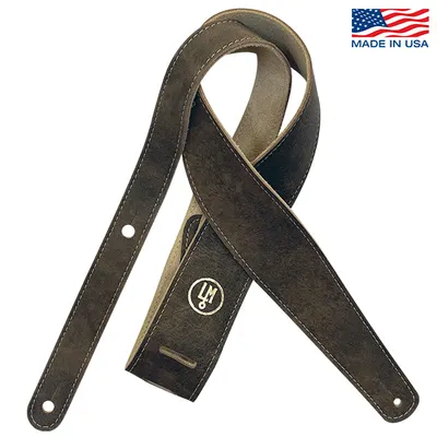 LM Products 스트랩 2.3inch Sandstone Suede Chocolate (LS-2304SS CH)