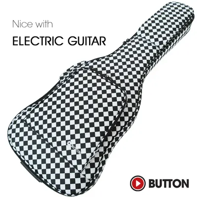 Button 일렉기타 케이스 Electric Guitar Gig Bag EB4100 BKW