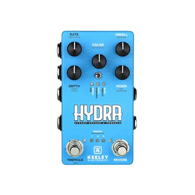 Keeley 이펙터 Hydra Stereo Reverb & Tremolo