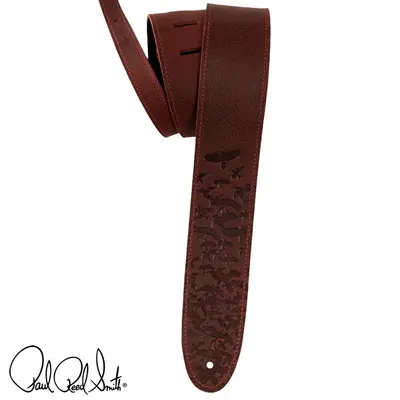 PRS 스트랩 2.5인치 Leather Bird Swarm Strap - Rust