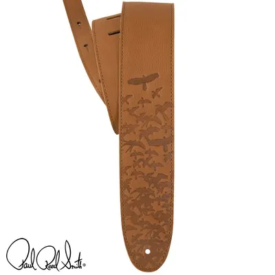 PRS 스트랩 2.5인치 Leather Bird Swarm Strap - Tan