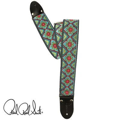 PRS 스트랩 2인치 Deluxe Retro Strap-Teal/Pink