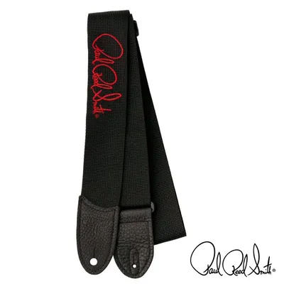 PRS 스트랩 2인치 Signature Logo Poly Guitar Strap w/Red Signature