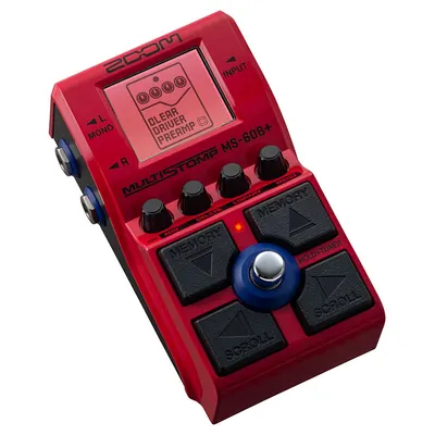 ZOOM 멀티스톰프 베이스 이펙터 MS-60B+