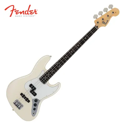 Fender Japan 2024 Collection Hybrid II Jazz Bass PJ RW Olympic Pearl (566-2400-323)