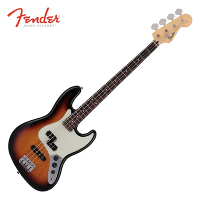 Fender Japan 2024 Collection Hybrid II Jazz Bass PJ RW 3-Tone Sunburst (566-2400-300)
