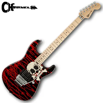 Charvel 일렉기타 Warren DeMartini Signature Blood and Skull Pro Mod