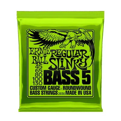 Ernie Ball 베이스기타 스트링 Regular Slinky 5현 [2836] (045-130)