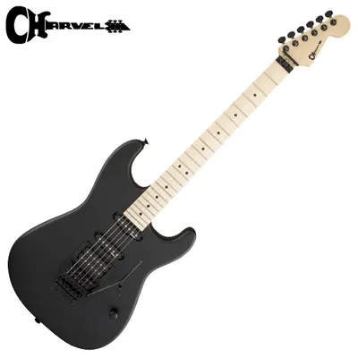 Charvel 일렉기타 USA Select San Dimas Style 1 HSS FR Pitch Black