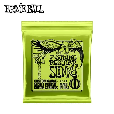 Ernie Ball 어니볼 일렉기타줄 Regular Slinky Nickel 7현 [2621] (010-056)
