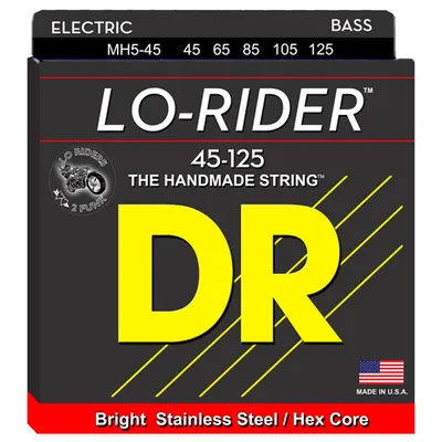 DR 베이스기타 스트링 LoRider 5현 [MH5-45] (045-125)