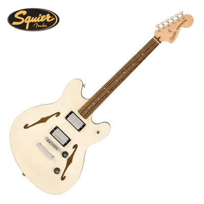 Squier 스콰이어 일렉기타 Affinity Starcaster Deluxe LRL Olympic White (037-8450-505)
