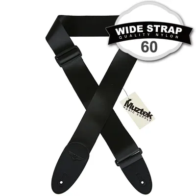 Muztek 스트랩 60mm Nylon Strap Black MWS-60NBK