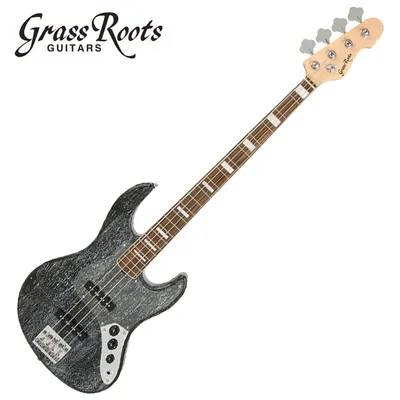 GrassRoots 그래스루츠 베이스기타 G Amaze DX/LS (Black Satin in White)