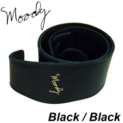 Moody 스트랩 Leather/Suede 2.5인치 [Standard Size] Black/Black