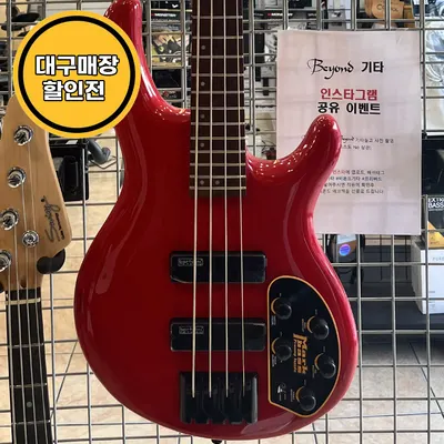 Cort 콜트 일렉베이스 C4 Deluxe Candy Red