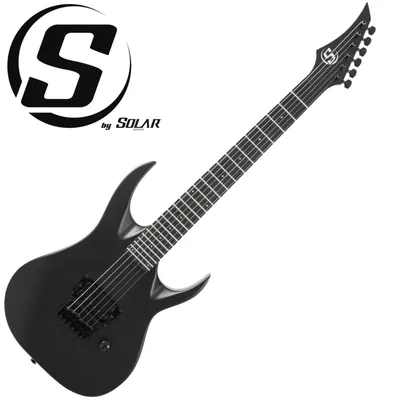 S by Solar 에스바이솔라 미니 일렉기타 AB4.61MC - Carbon Black Matte