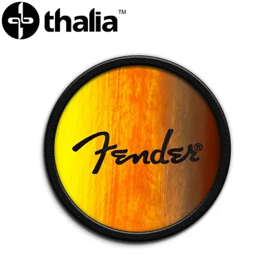Thalia 피크홀더 Fender Pick Puck - Sunburst w/Black Spaghetti Logo (FENPP-06)