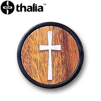 Thalia 피크홀더 Pearl Cross Shell Pick Puck / Hawaiian Koa (PPPCW-HK)