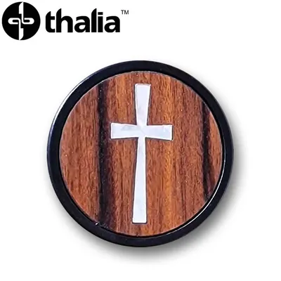 Thalia 피크홀더 Pearl Cross Shell Pick Puck / Santos Rosewood (PPPCW-SR)