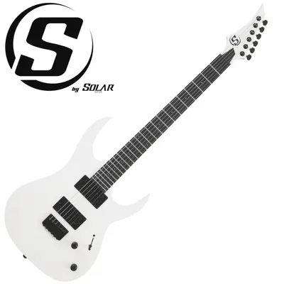S by Solar 에스바이솔라 일렉기타 AB4.6W - White Matte