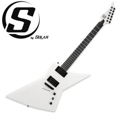 S by Solar 에스바이솔라 일렉기타 EB4.6W - White Matte (전용긱백 포함)
