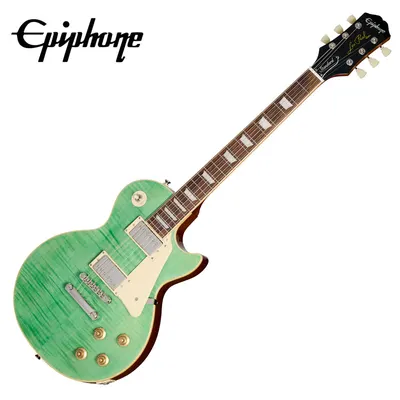 Epiphone 에피폰 일렉기타 Les Paul Standard 50s Figured Seafoam Green / Incl Gig Bag (EIGLP5SFNH1)